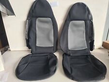 Sitzbezug Set Smart 451 Pulse  ForTwo schwarz grau links & rechts Nr.2924