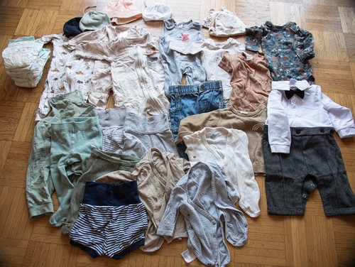Große baby kleidersammlung - große,