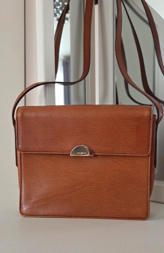 Vintage leder handtasche - vintage,