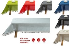 Gartentischdecke mit Fransen