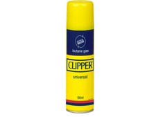 1x Clipper Feuerzeug Gas Gelb Universal Butangas Isobutane Gas 100ml Nachfüllgas