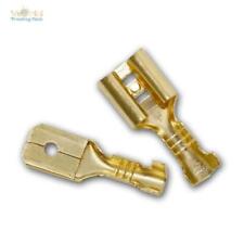 Sets Kabelschuhe Kabelstecker 6,3mm unisoliert Flach-Steck-Hülse / Flach-Stecker