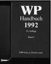 WP Handbuch 1992, Band 1