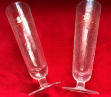 2 Stück  Pilsener Crash Glas - Crackleglas  -  Biertulpe 0,3 l