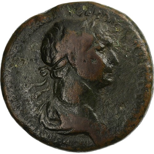 Trajan sesterz 114 117 - trajan,, 114-117