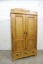 Antiker Jugendstil Schrank Küchenschrank Kleiderschrank aus Weichholz um 1900