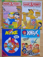 KNAX, Marc & Penny, Mike - Konvolut 4 Werbe-Comichefte von 1981-97