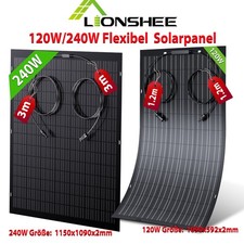 Flexibel Solarmodul 120W 240W 480W 960W Flex Solarpanel Für PV Balkonkraftwerk