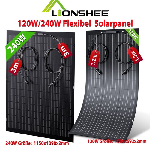Flexibel solarmodul 120w 240w - flexibel,