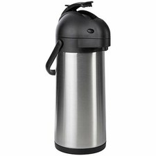 ONVAYA® Airpot Pumpkanne | 3 l | Isolierkanne Thermoskanne Edelstahl mattiert 