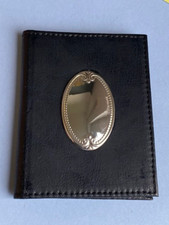 Kartenetui schwarzes Leder mit