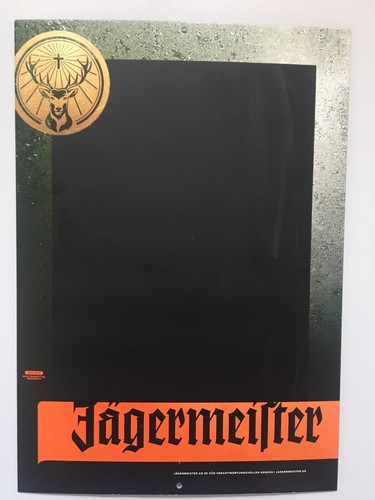 Jägermeister kreidetafel aus - jägermeister,