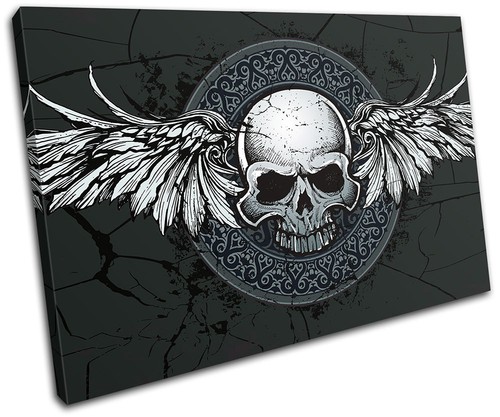 Gothic skull wings - gothic,