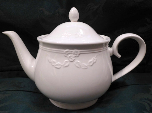 Fiori weiss teekanne mit - weiss,