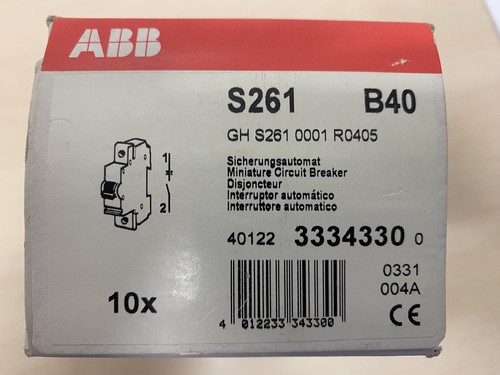 Abb s261 b40 einpolig - abb, stück