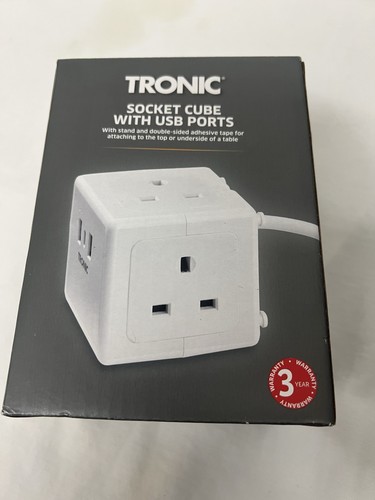 Tronic steckdosenwürfel mit - mit, 3