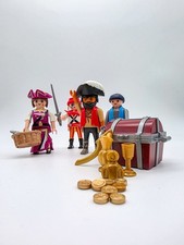 Playmobil® Figuren-Set Piraten Crew + Piratenbraut & Schatztruhe nerdycustom MOC