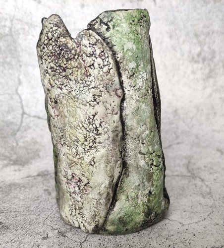 Handgefertigte grüne vase aus - vase,