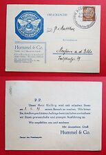 Reklame AK GROßERKMANNSDORF 1933 Hummel & Co. Nudel- Maccaroni Fabrik  ( 21346