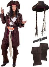 Piratenkostüm Herren Karneval Halloween Jack Sparrow Faschingskostüm Verkleidung