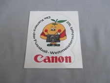 Aufkleber Canon die Kamera der Fussball-Weltmeisterschaft 82, 12 X 10,5 cm