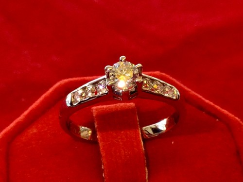 18k gold diamanten ring - gold,