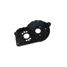 GPM Losi Mini-T 2.0 Alu Motorplatte mit Kühlrippen schwarz / GPMLM018BK