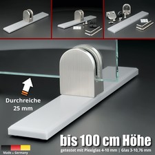 Tischaufsteller Edelstahl