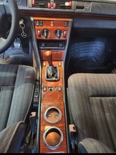 Ablagebox Mercedes W124 Holz Getränkehalter Mittelkonsole Tassenhalter Zebrano 