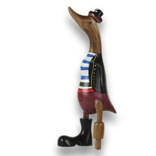 Holz Ente Lauf Ente Gartendeko