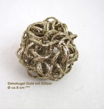 Dekokugel Rattan Champagner