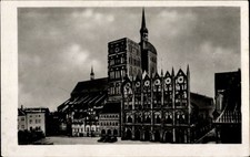 Ak Stralsund in Vorpommern, Rathaus von  beeindruckende... - 4673915