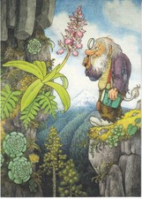 Künstler- Postkarte,Troll