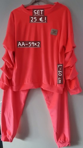 Damen samt trainingsanzug set - samt,