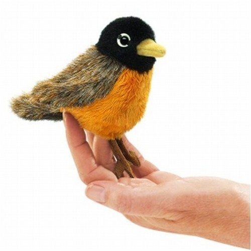 Mini rotkehlchen fingerpuppe - mini,
