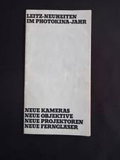 #A0730-Leitz Neuheiten Leica R3,M4-2,Noctilux 1:1/50mm, Apo Telyt 180mm,1978