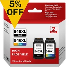 Druckerpatronen PG-545 XL CL-546 XL für Canon Pixma TS3150 TS3450 TR4550 MX495