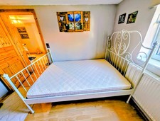 ikea metallbett 140x200 weiß/