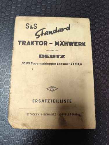 Deutz mähwerk s - deutz,