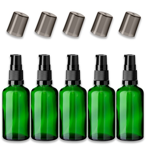 Grüne glasflasche ml - 5x,