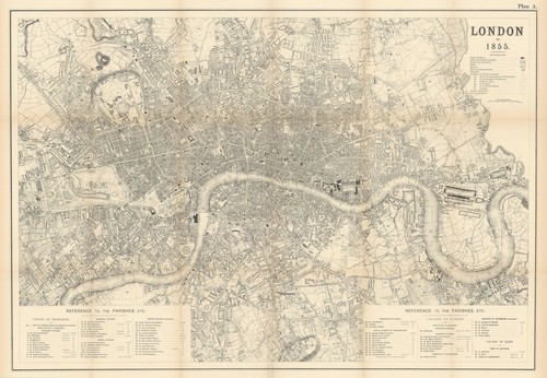 Große karte von london - karte,
