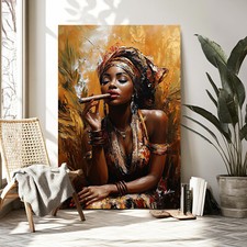 Leinwand Bild Kubanische Frau