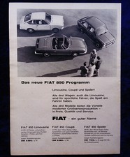 Fiat 850, originale Werbung