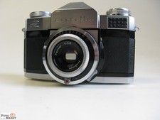 Alte Zeiss Contaflex Spiegelreflex-Kamera + Objektiv Pantar 2,8/45mm Vintage