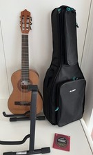Kind,Gitarre La Mancha CM/53 Rubinito+Gitarrentasche+Saitensatz+Gitarrenständer