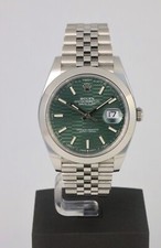 Rolex Datejust 41 Green Motif Dial Jubilee Edelstahl 126300 2023 Dif AVS18698 X