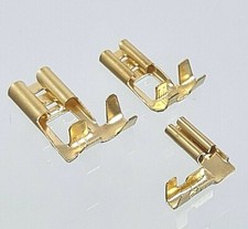 Winkel Kabelschuhe Flachstecker Steckhülsen Crimp 90° Stecker 2,8 4,8 6,3 6,35