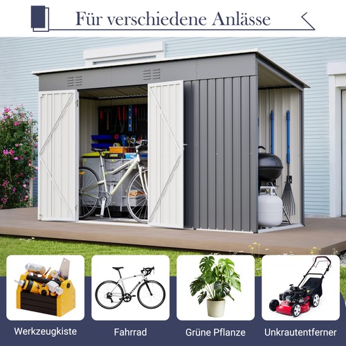 Metall geräteschuppen mit - geräteschuppen,