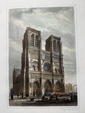 Stahlstich Notre Dame