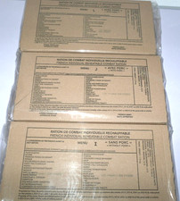 Konvolut mit 3 xFranz.RCIR 24° Nr.I/J/L MHD 2027 Ration de Combat.NATO,EPA,OVP